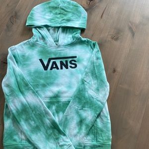 Vans tie dye sweatshirt, Girls